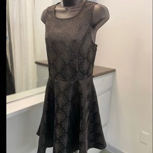 Kersh black dress with gorgeous baroque pattern
